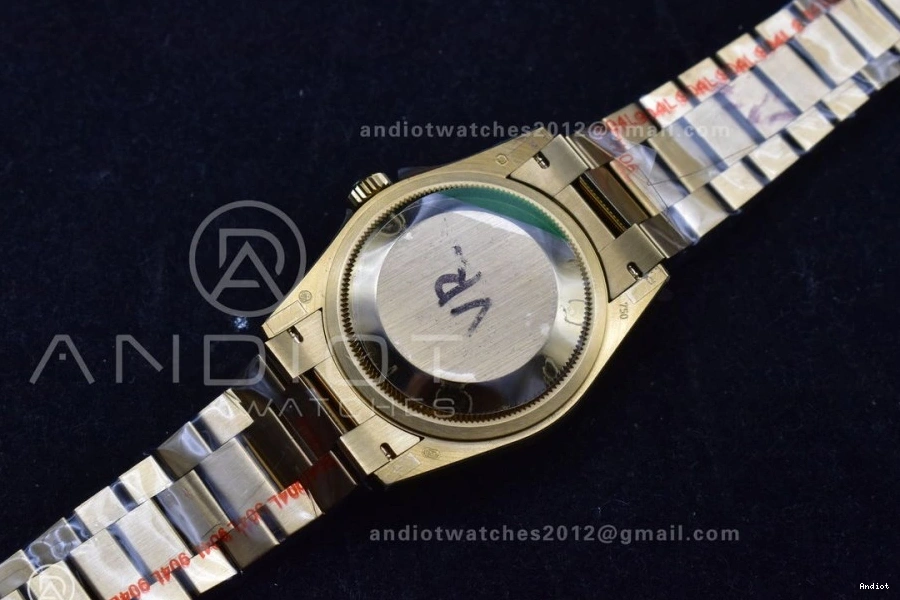 QF V5 Edition Bracelet Dial 36 President Best Weight) Steel on Gold vr3255 YG DayDate 904L (Gain 1115